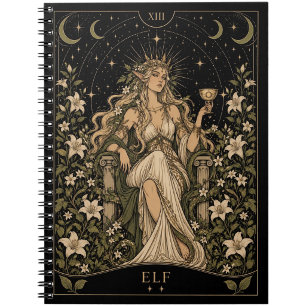 Elf, Starlit Tarot Kunst Notitieboek