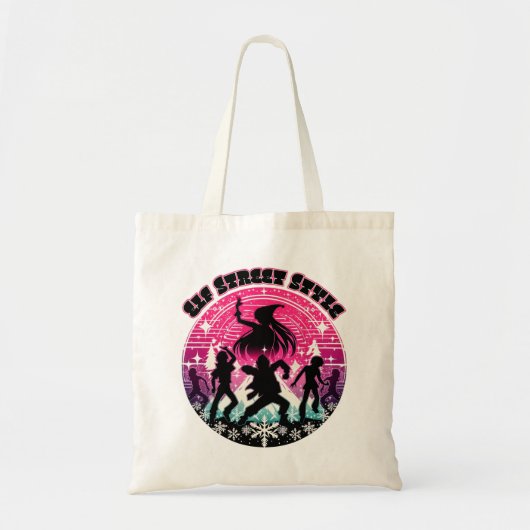 Elf Street stijl voor Kerstmis Tote Bag (Voorkant)