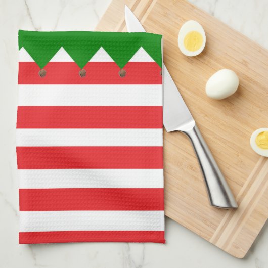 Elf Style Kerstmis Theedoek (Quarter Fold)