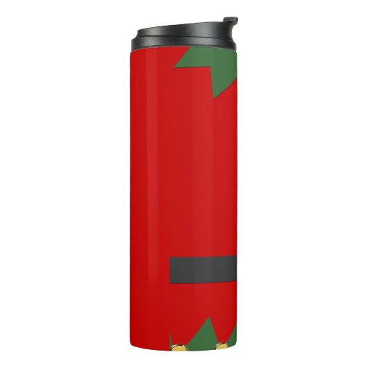 elf suit Christmas Thermosbeker (Gedraaid links)