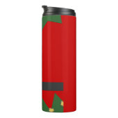 elf suit Christmas Thermosbeker (Geroteerd rechts)