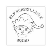 Elf Surveillance Squad Kerstmis Zelfinktende Stempel (Design)