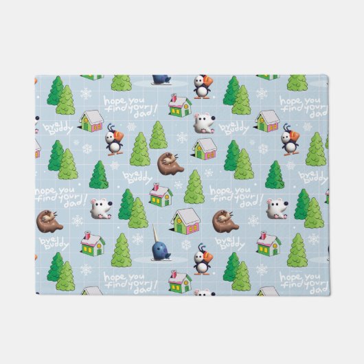 Elf the Movie | Bye Buddy Hope You Find Your Dad Deurmat (Voorkant)