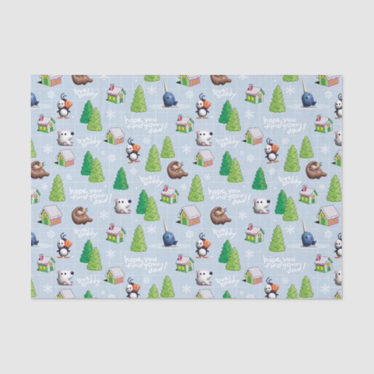 Elf the Movie | Bye Buddy Hope You Find Your Dad Tissuepapier (Voorkant)