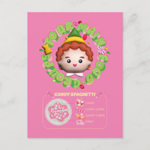 Elf the Movie   Four Main Food Groups Briefkaart