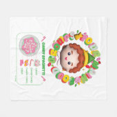 Elf the Movie | Four Main Food Groups Fleece Deken (Voorkant (Horizontaal))