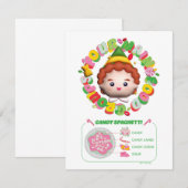 Elf the Movie | Four Main Food Groups Notitiekaartje (Voorkant / Achterkant)