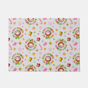 Elf the Movie Four Main Food Groups Pattern Deurmat