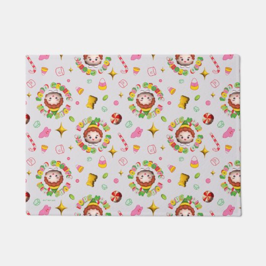 Elf the Movie | Four Main Food Groups Pattern Deurmat (Voorkant)