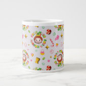 Elf the Movie | Four Main Food Groups Pattern Grote Koffiekop (Voorkant)