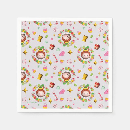 Elf the Movie | Four Main Food Groups Pattern Servet (Voorkant)