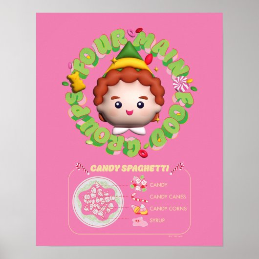 Elf the Movie | Four Main Food Groups Poster (Voorkant)