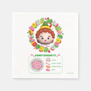 Elf the Movie   Four Main Food Groups Servet