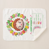 Elf the Movie | Four Main Food Groups Sherpa Deken (Voorkant (horizontaal))