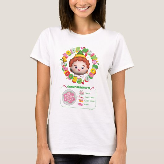 Elf the Movie | Four Main Food Groups T-shirt (Voorkant)