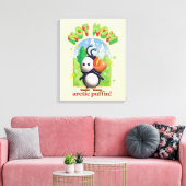 Elf the Movie | Not Now Arctic Puffin Canvas Afdruk (Insitu (Woonkamer))
