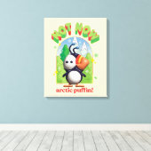 Elf the Movie | Not Now Arctic Puffin Canvas Afdruk (Insitu (Houten vloer))