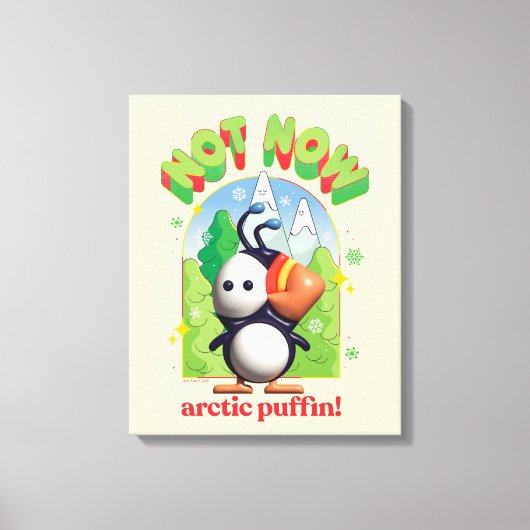 Elf the Movie | Not Now Arctic Puffin Canvas Afdruk (Voorkant)