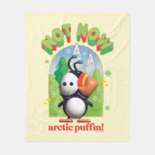 Elf the Movie | Not Now Arctic Puffin Fleece Deken (Voorkant)