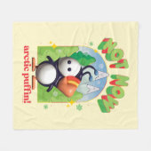 Elf the Movie | Not Now Arctic Puffin Fleece Deken (Voorkant (Horizontaal))