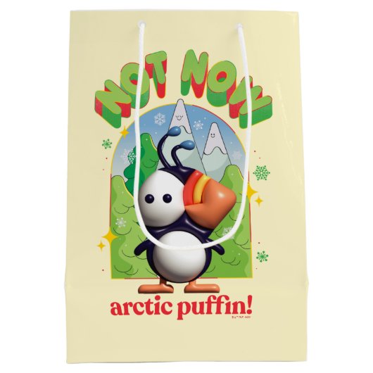 Elf the Movie | Not Now Arctic Puffin Medium Cadeauzakje (Achterkant)