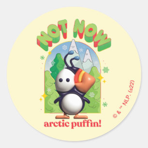 Elf the Movie   Not Now Arctic Puffin Ronde Sticker