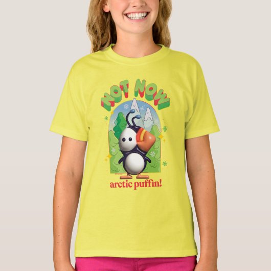 Elf the Movie | Not Now Arctic Puffin T-shirt (Voorkant)