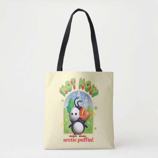 Elf the Movie | Not Now Arctic Puffin Tote Bag (Voorkant)