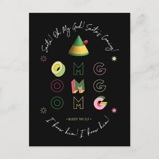 Elf the Movie | Santa OMG Briefkaart (Voorkant)