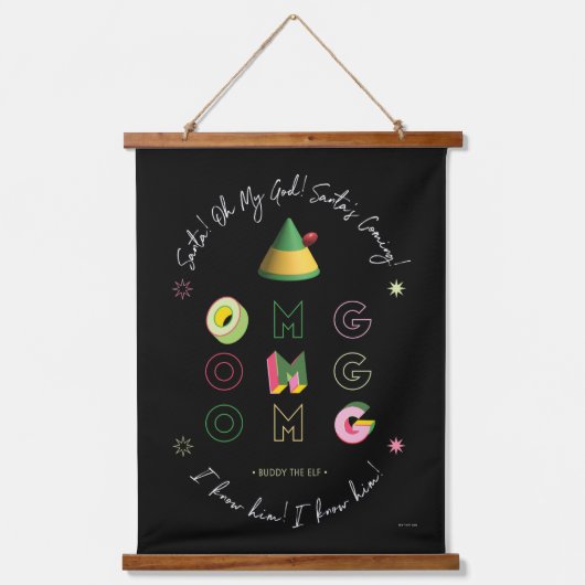Elf the Movie | Santa OMG Hangend Wandkleed (Voorkant)