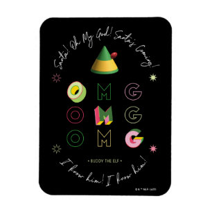 Elf the Movie Santa OMG Magneet