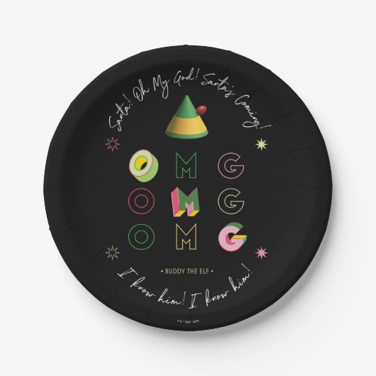 Elf the Movie | Santa OMG Papieren Bordje (Voorkant)