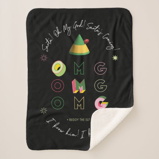 Elf the Movie | Santa OMG Sherpa Deken (Voorkant)