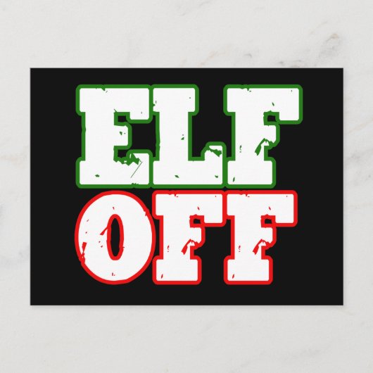 ELF UIT -.png Briefkaart (Voorkant)