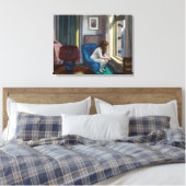 Elf uur 's ochtends | Edward Hopper | Canvas Afdruk (Insitu (Slaapkamer))