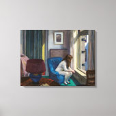 Elf uur 's ochtends | Edward Hopper | Canvas Afdruk (Voorkant)