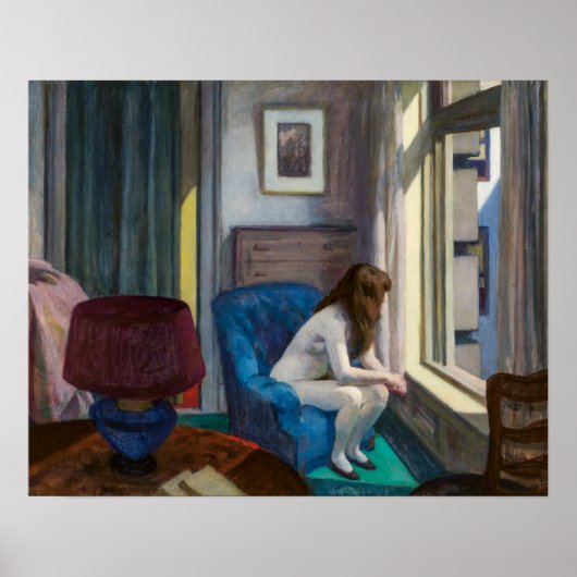 Elf uur 's ochtends | Edward Hopper | Poster (Voorkant)