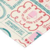 elf-vakantie-pictogrampatroon tafelkleed (Gekanteld)