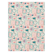 elf-vakantie-pictogrampatroon tafelkleed (Voorkant)