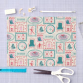 elf-vakantie-pictogrampatroon tissuepapier (Craft)