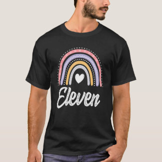 Elf van de 11 jaar oud meisje van de elfde verjaar t-shirt