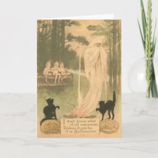 Elf van de Kat van de Lantaarn van de Hefboom O Kaart (Voorkant)