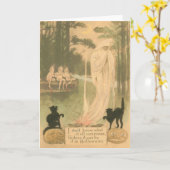 Elf van de Kat van de Lantaarn van de Hefboom O Kaart (Gele Bloem)