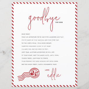 Elf Vertrekbrief Afscheid van uw Elf Note