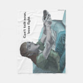 Elf Video Gamer Boss Fight Fantasy Art Blanket Fleece Deken (Voorkant)