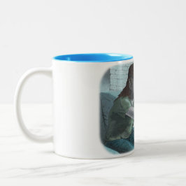 Elf Video Gamer Boss Fight Fantasy Art Coffee Mok