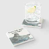 Elf Video Gamer Spelen Videogames Stone Onderzette Stenen Onderzetter (Zijkant)