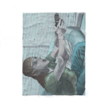Elf Video Speler Fantasy Art Fleece Deken