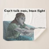 Elf Video Speler Fantasy Art Sherpa Deken (Voorkant (horizontaal))