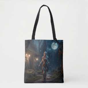 Elf Village Canvas tas